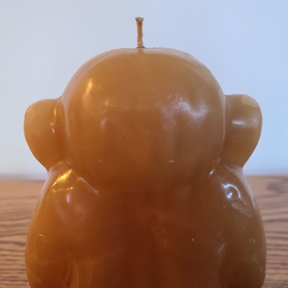 Vintage Candle - Novelty Wax Candle - Gorilla / Monkey In Glasses- Vintage Rare - Picture 9 of 15